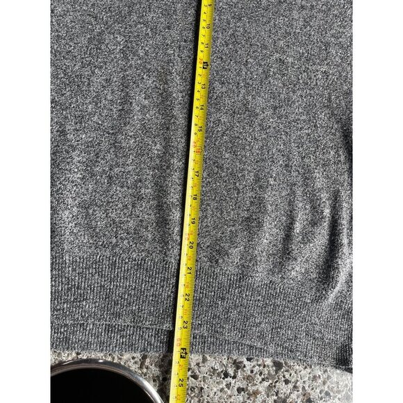 Jantzen Mens‎ XL Gray Sleeveless Knit V-Neck Sweater Vest Made In USA - Picture 6 of 9